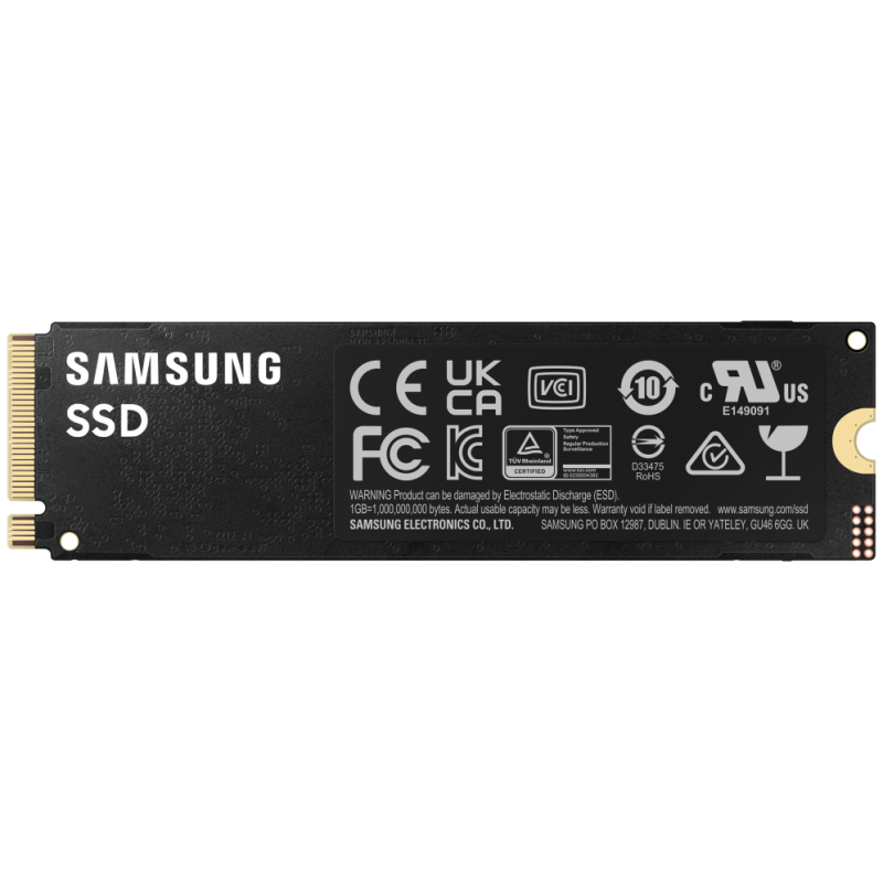 Disco SSD Samsung 990 PRO 1TB/ M.2 2280 PCIe 4.0/ Compatible con PS5 y PC/ Full Capacity