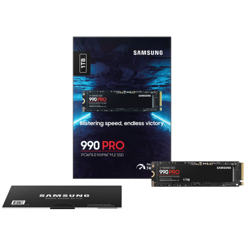 Disco SSD Samsung 990 PRO 1TB/ M.2 2280 PCIe 4.0/ Compatible con PS5 y PC/ Full Capacity