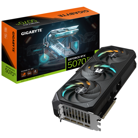 Tarjeta Gráfica Gigabyte GeForce RTX 5070Ti Gaming OC 16G/ 16GB GDDR7