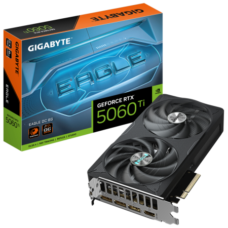 Tarjeta Gráfica Gigabyte GeForce RTX 5060 Ti Eagle OC/ 8GB GDDR7
