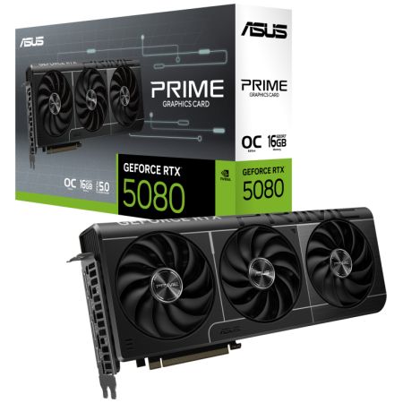 Tarjeta Gráfica Asus Prime GeForce RTX 5080 OC/ 16GB GDDR7