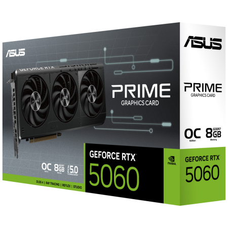 Tarjeta Gráfica Asus Prime GeForce RTX 5060 OC Edition/ 8GB GDDR7