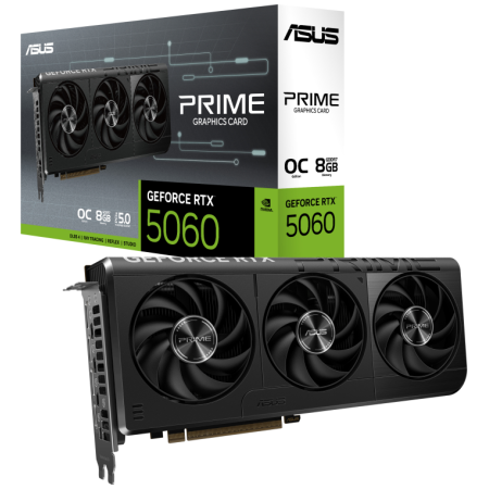 Tarjeta Gráfica Asus Prime GeForce RTX 5060 OC Edition/ 8GB GDDR7