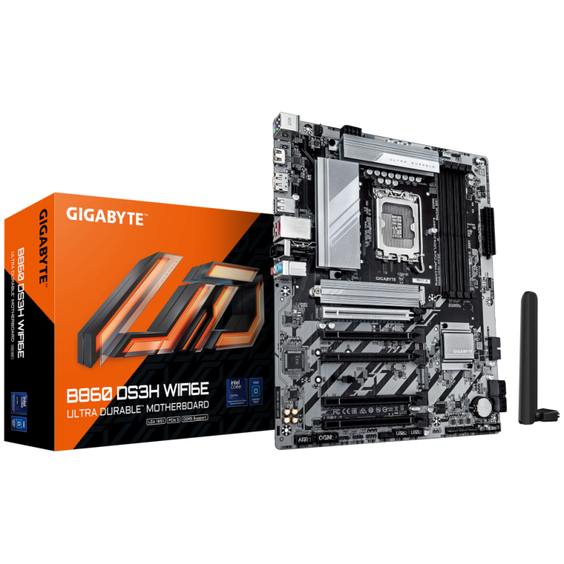 Placa Base Gigabyte B860 DS3H WIFI6E Socket 1851