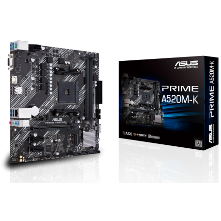 Placa Base Asus Prime A520M-K Socket AM4/ Micro ATX
