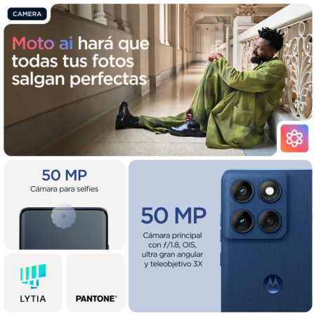 Motorola Edge 60 5G 12GB/512GB Azul (Gibraltar Sea) Dual SIM