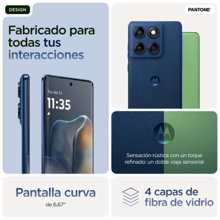 Motorola Edge 60 5G 12GB/512GB Azul (Gibraltar Sea) Dual SIM