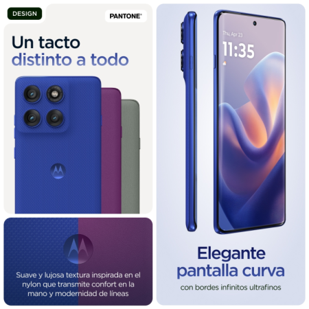 Motorola Edge 60 Pro 5G 12GB/512GB Azul (Dazzling Blue) Dual SIM XT2507