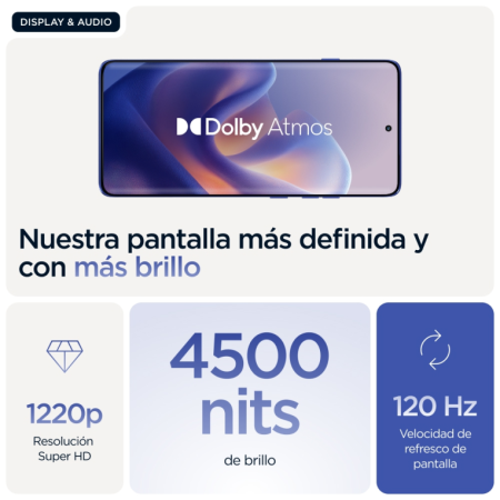 Motorola Edge 60 Pro 5G 12GB/512GB Azul (Dazzling Blue) Dual SIM XT2507