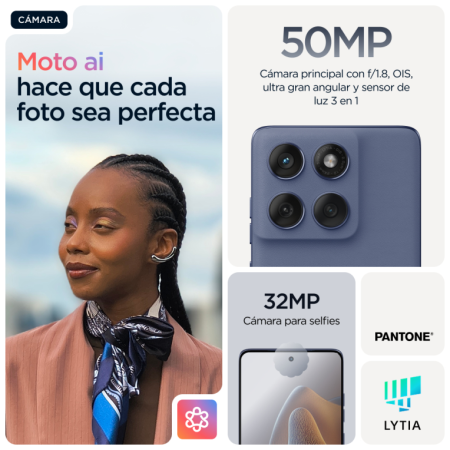 Motorola Edge 60 Fusion 5G 8GB/256GB Gris (Slipstream Grey) Dual SIM XT2503