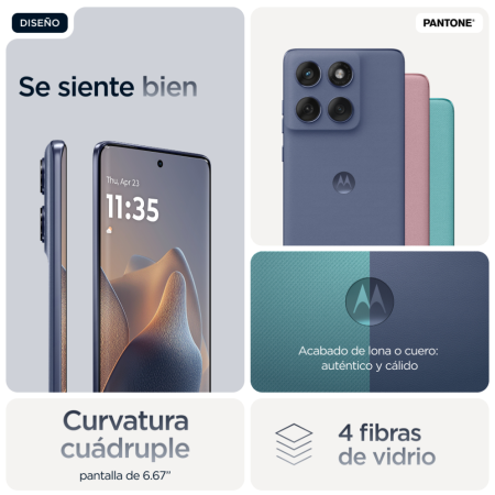 Motorola Edge 60 Fusion 5G 8GB/256GB Gris (Slipstream Grey) Dual SIM XT2503