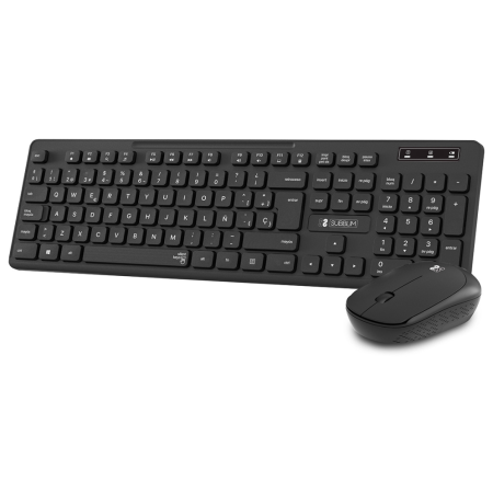 Teclado y Ratón Inalámbrico Subblim Combo Business Slim CSSW10/ Negro