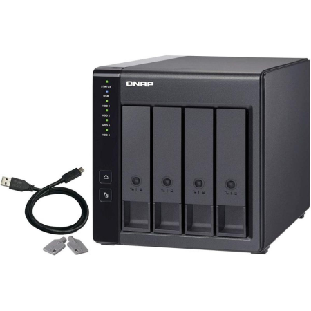 DAS QNAP TR-004/ 4 Bahías 3.5″- 2.5″/ Formato Torre