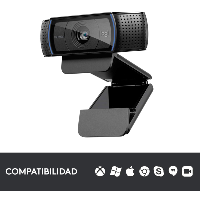 Webcam Logitech HD Pro C920/ 1920 x 1080 Full HD
