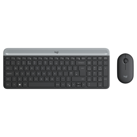 Teclado y Ratón Inalámbricos Logitech Slim Combo MK470