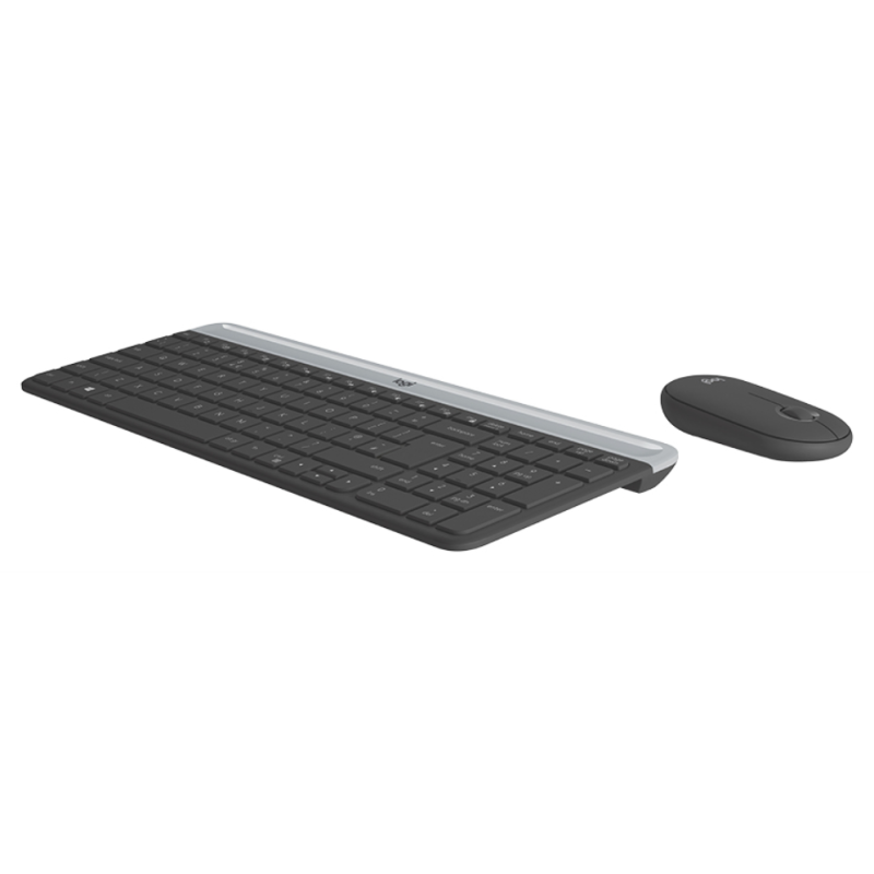Teclado y Ratón Inalámbricos Logitech Slim Combo MK470