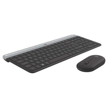 Teclado y Ratón Inalámbricos Logitech Slim Combo MK470