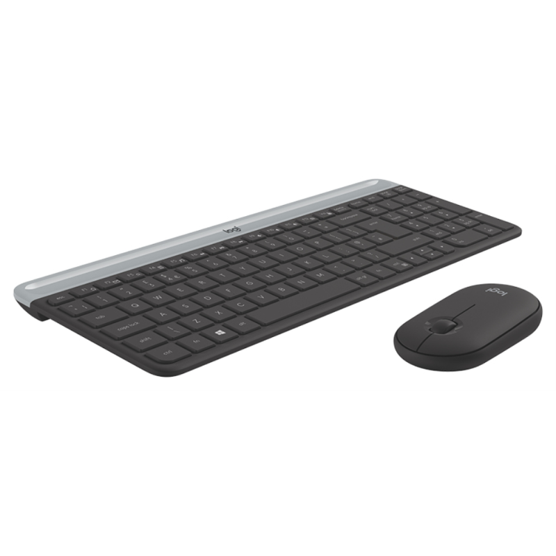 Teclado y Ratón Inalámbricos Logitech Slim Combo MK470