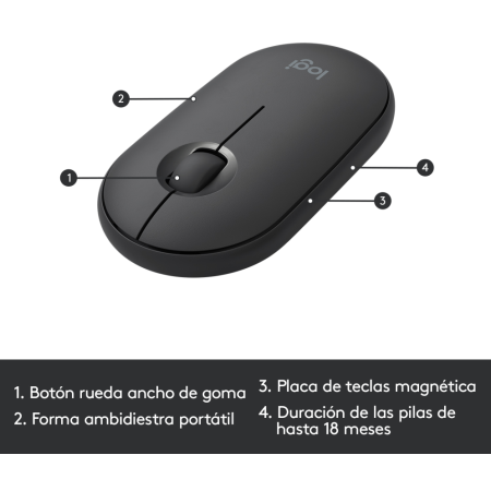 Teclado y Ratón Inalámbricos Logitech Slim Combo MK470
