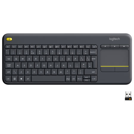 Teclado para Smart TV Logitech Wireless Touch K400 Plus