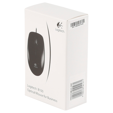 Ratón Logitech B100 OEM/ Hasta 800 DPI