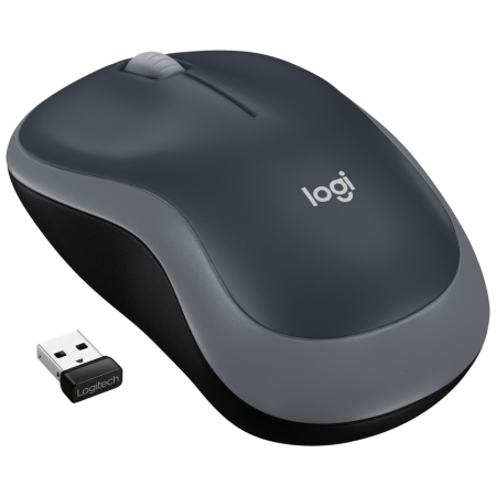 Ratón Inalámbrico Logitech M185/ Hasta 1000 DPI/ Gris