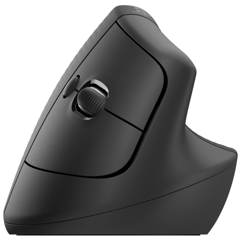 Ratón Ergonómico Inalámbrico por Bluetooth/ 2.4GHz Logitech Lift Vertical Ergonomic Mouse/ Hasta 4000 DPI/ Grafito