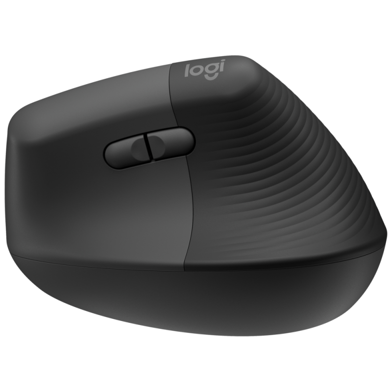 Ratón Ergonómico Inalámbrico por Bluetooth/ 2.4GHz Logitech Lift Vertical Ergonomic Mouse/ Hasta 4000 DPI/ Grafito