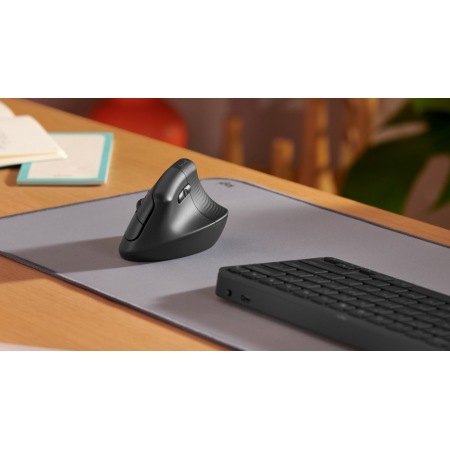 Ratón Ergonómico Inalámbrico por Bluetooth/ 2.4GHz Logitech Lift Vertical Ergonomic Mouse/ Hasta 4000 DPI/ Grafito