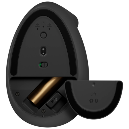 Ratón Ergonómico Inalámbrico por Bluetooth/ 2.4GHz Logitech Lift Vertical Ergonomic Mouse/ Hasta 4000 DPI/ Grafito