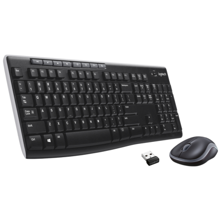 Teclado y Ratón Inalámbricos Logitech Wireless Combo MK270