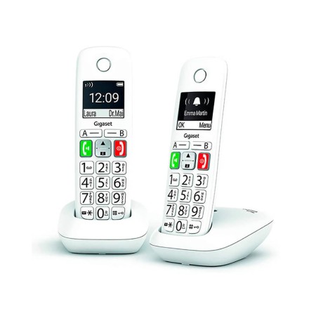 Teléfono Inalámbrico DECT Gigaset E290 DUO Blanco