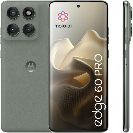 Motorola edge 60 pro 16,9 cm (6.67″) SIM doble Android 15 5G USB Tipo C 12 GB 512 GB 6000 mAh Gris