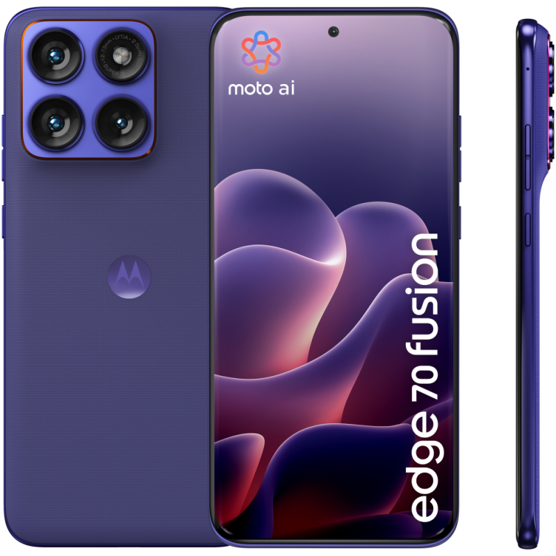 Motorola edge 70 fusion 17,2 cm (6.78″) SIM doble Android 16.0 5G USB Tipo C 8 GB 256 GB 7000 mAh Violeta