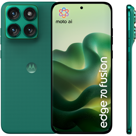 Motorola edge 70 fusion 17,2 cm (6.78″) SIM doble Android 16.0 5G USB Tipo C 8 GB 256 GB 7000 mAh Verde