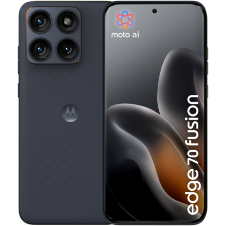 Motorola edge 70 fusion 17,2 cm (6.78″) SIM doble Android 16.0 5G USB Tipo C 8 GB 256 GB 7000 mAh Negro