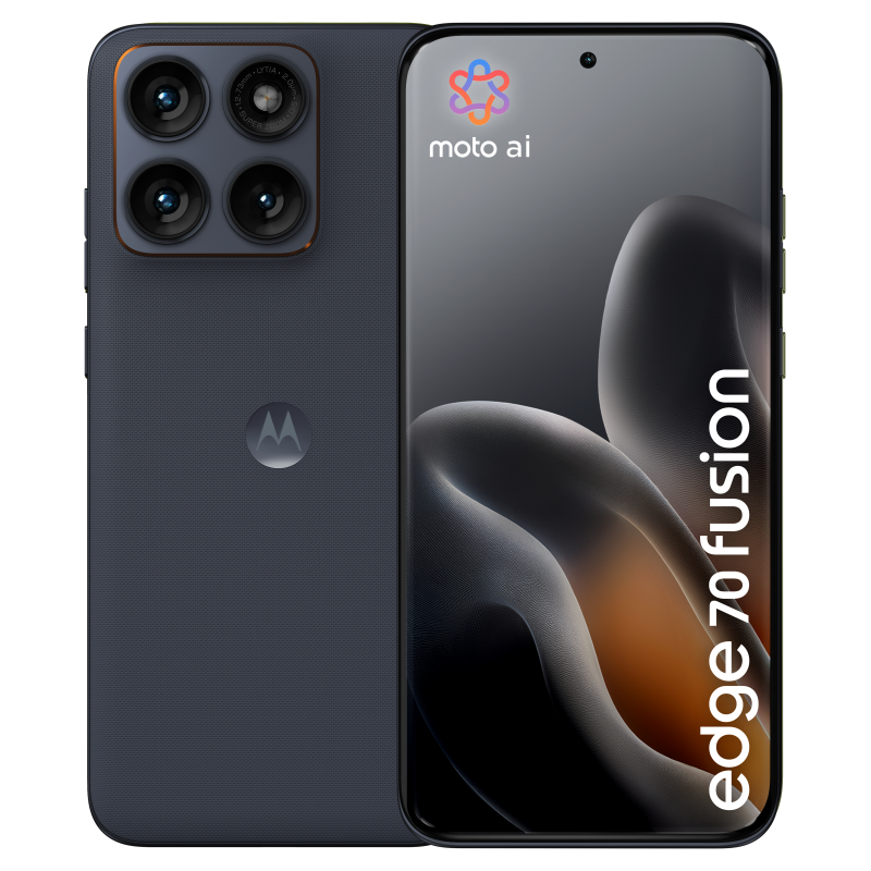 Motorola edge 70 fusion 17,2 cm (6.78″) SIM doble Android 16.0 5G USB Tipo C 8 GB 256 GB 7000 mAh Negro