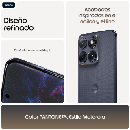 Motorola edge 70 fusion 17,2 cm (6.78″) SIM doble Android 16.0 5G USB Tipo C 8 GB 256 GB 7000 mAh Negro