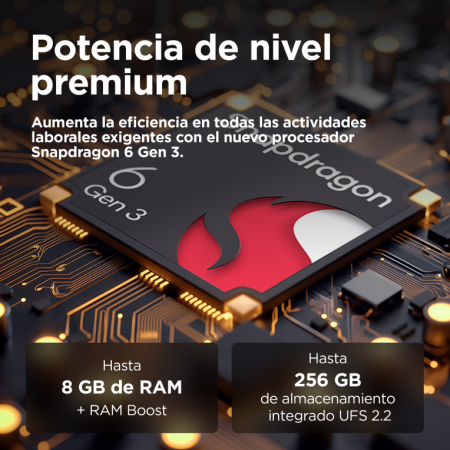 Motorola ThinkPhone25 16,1 cm (6.36″) SIM doble Android 14 5G USB Tipo C 8 GB 256 GB 4310 mAh Negro