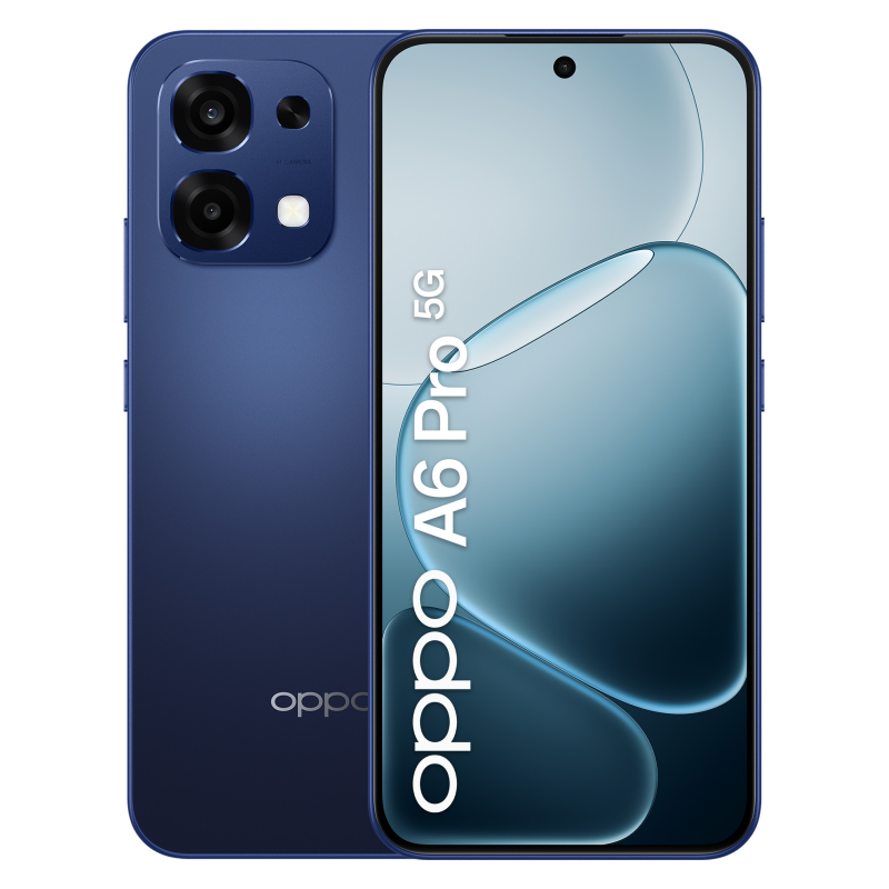 OPPO A6 Pro 5G 16,7 cm (6.57″) SIM doble Android 15 USB Tipo C 8 GB 256 GB 6500 mAh Azul