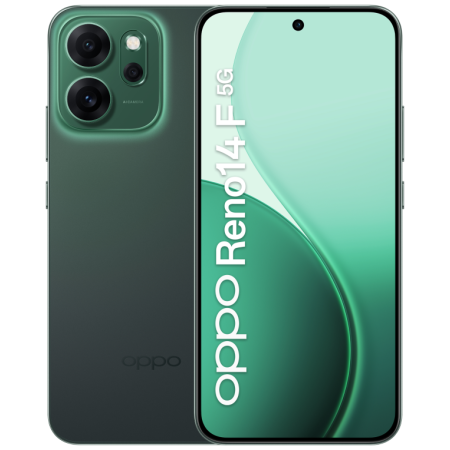 OPPO 14 F 5G Reno14 F 5G 16,7 cm (6.57″) SIM doble Android 15 USB Tipo C 8 GB 256 GB 6000 mAh Verde