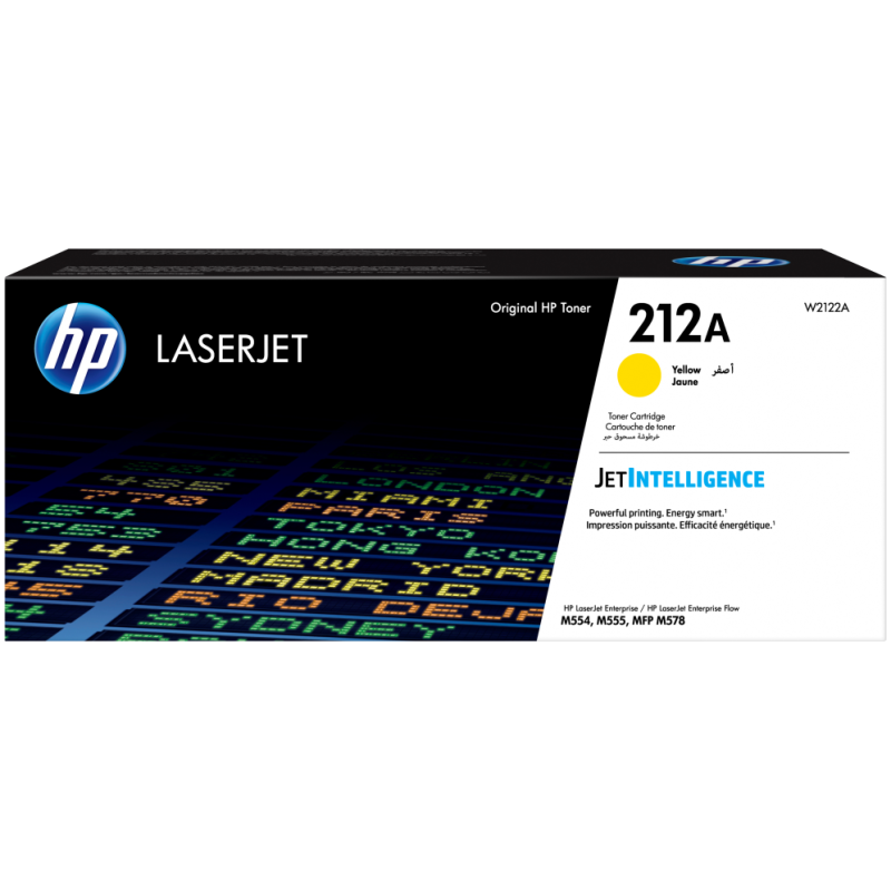 HP Cartucho de tóner Original LaserJet 212A amarillo