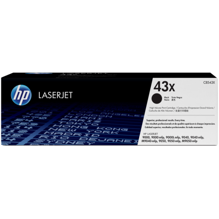 HP Cartucho original de tóner negro de alto rendimiento 43X LaserJet
