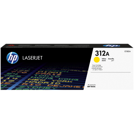 HP Cartucho de tóner 312A amarillo para LaserJet