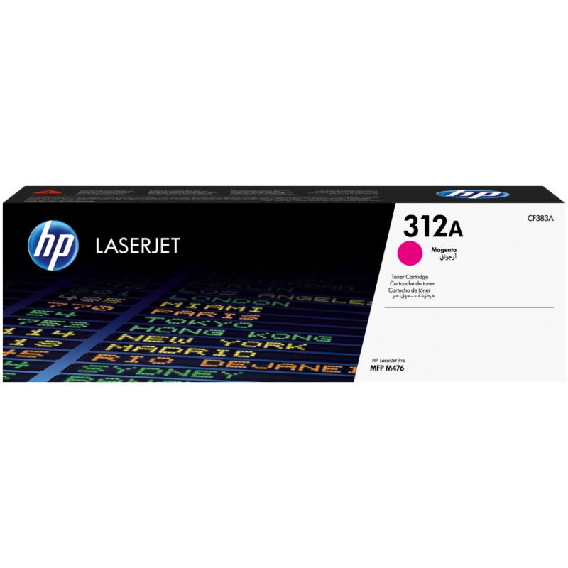 HP Cartucho de tóner 312A magenta para LaserJet