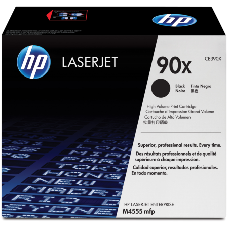 HP Cartucho de tóner original LaserJet 90X de alta capacidad negro