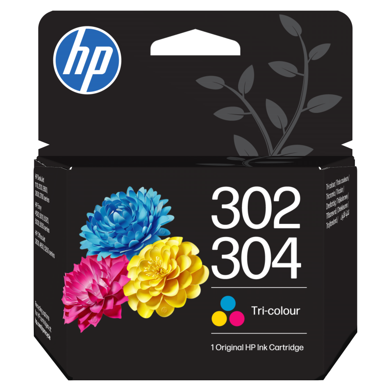 HP Cartucho de Tinta Original 302/304 tricolor