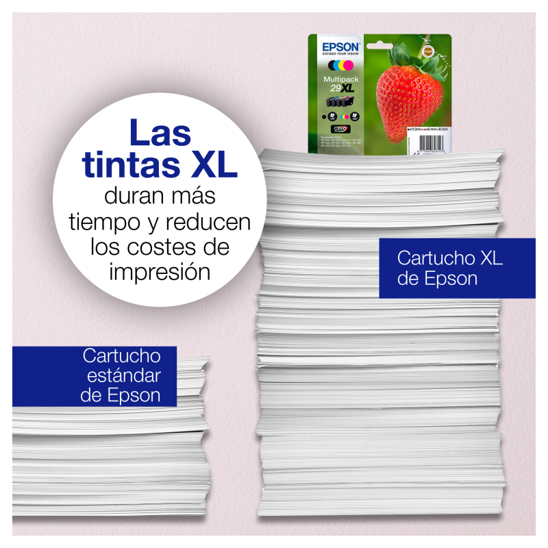 Epson Strawberry Singlepack Magenta 29XL Claria Home Ink