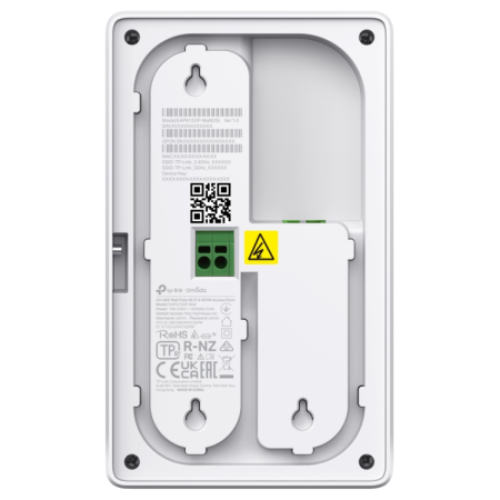 TP-Link Omada EAP625GP-WALL punto de acceso inalámbrico 1201 Mbit/s Blanco Energía sobre Ethernet (PoE)