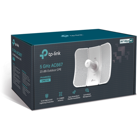 TP-Link CPE710 antena para red Antena direccional PoE/LAN 23 dBi